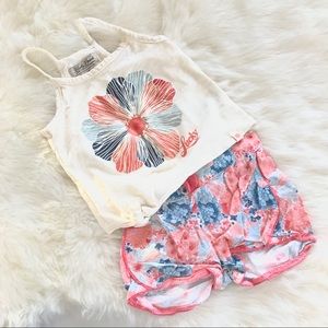 Lucky Brand infant tank top and shorts set
